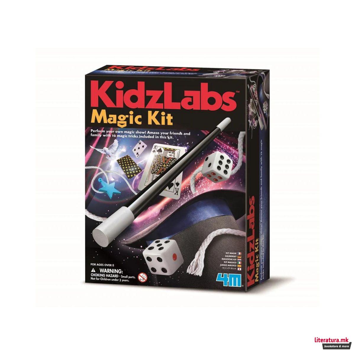 Сет со магични трикови, KidzLabs, Magic Kit 