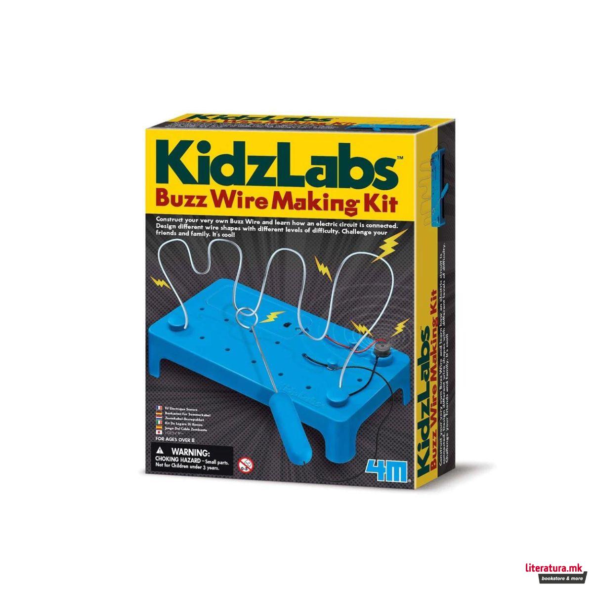 СТЕМ-сет, KidzLabs, Buzz Wire Making Kit 