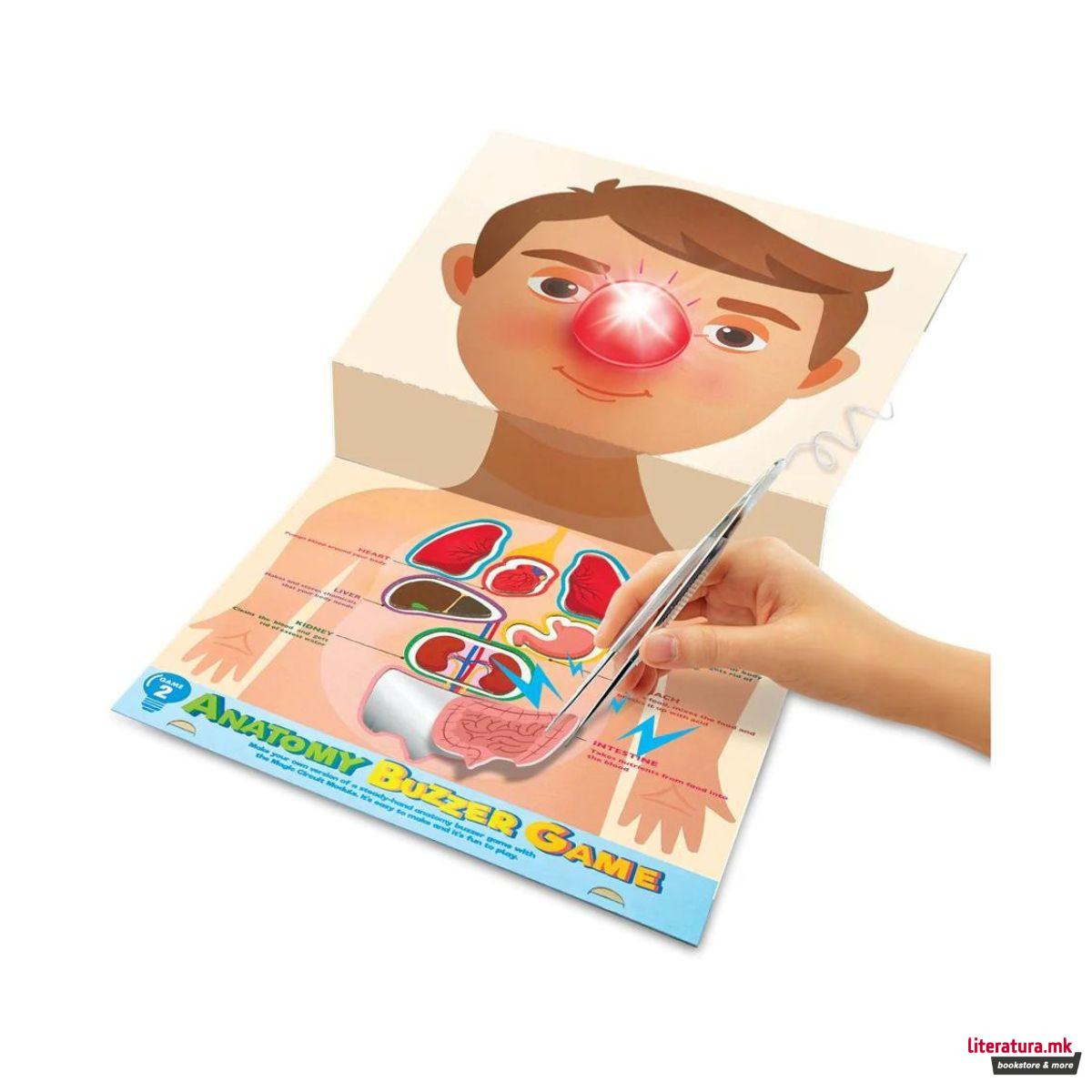 СТЕМ-сет 6 во 1, KidzLabs Gamemaker, Magic Circuit 