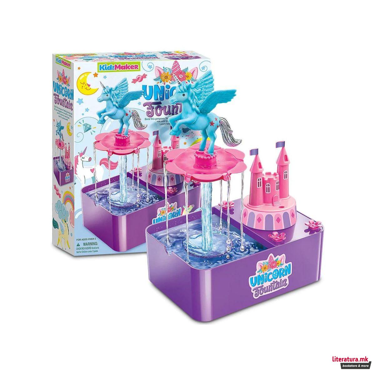 Сет за градба, KidzMaker, Unicorn Fountain