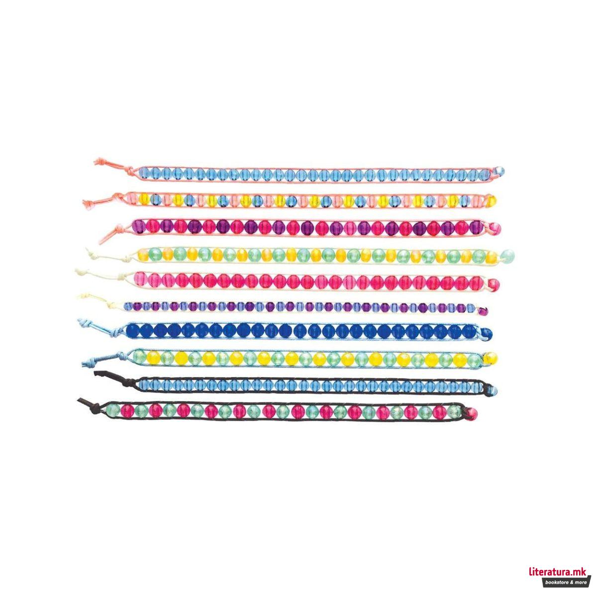 Сет за изработка, KidzMaker, Charming Beads Bracelets 