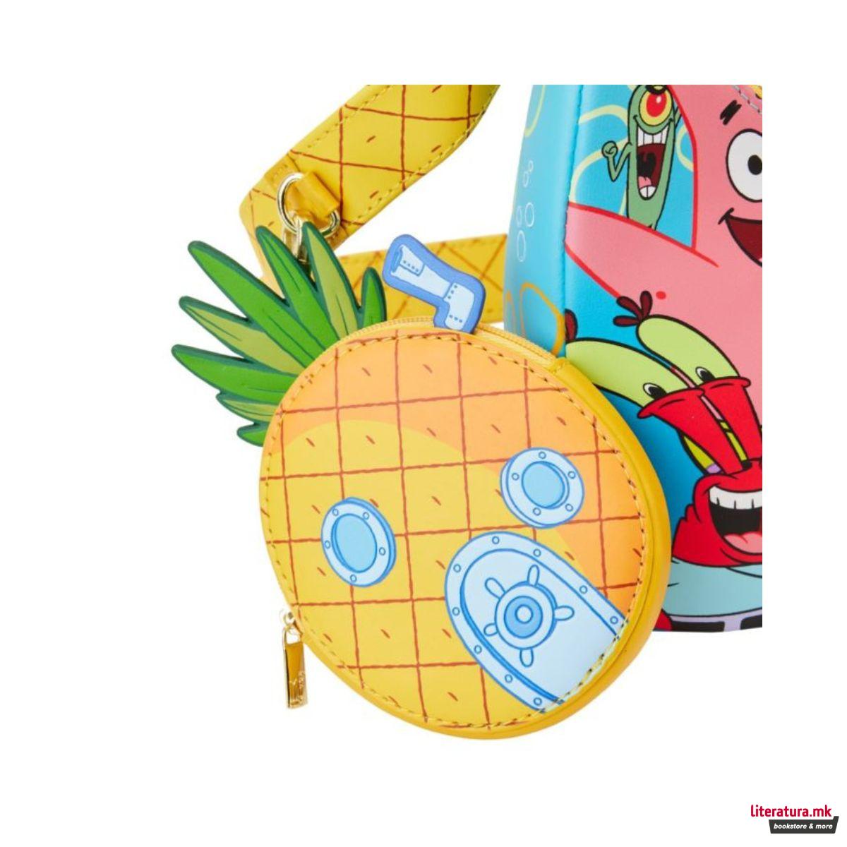 Чанта за на рамо, Loungefly, Nickelodeon: Spongebob Squarepants - Group Shot 