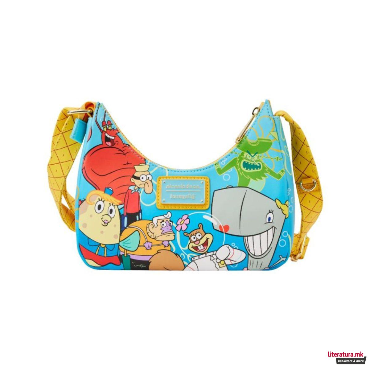 Чанта за на рамо, Loungefly, Nickelodeon: Spongebob Squarepants - Group Shot 