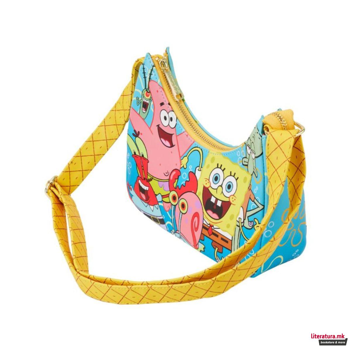 Чанта за на рамо, Loungefly, Nickelodeon: Spongebob Squarepants - Group Shot 