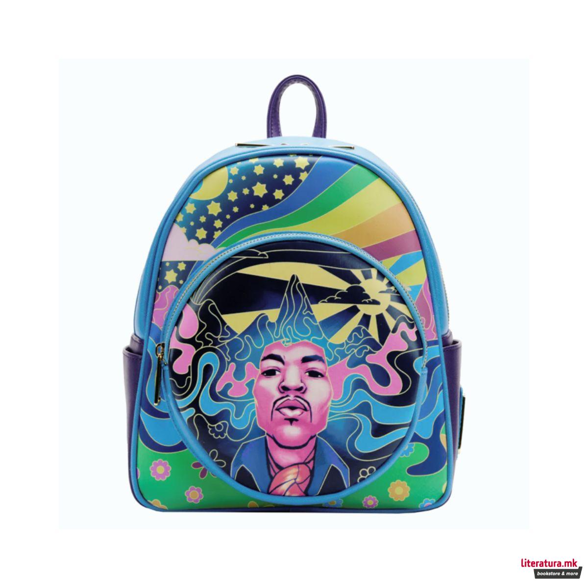 Ранец, Loungefly, Jimi Hendrix - Psychedelic Landscape (Glow in the dark) 