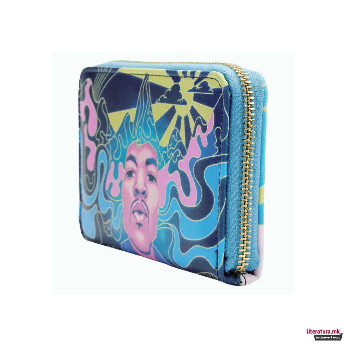 Новчаник, Loungefly, Jimi Hendrix - Psychedelic Landscape (Glow in the dark) 