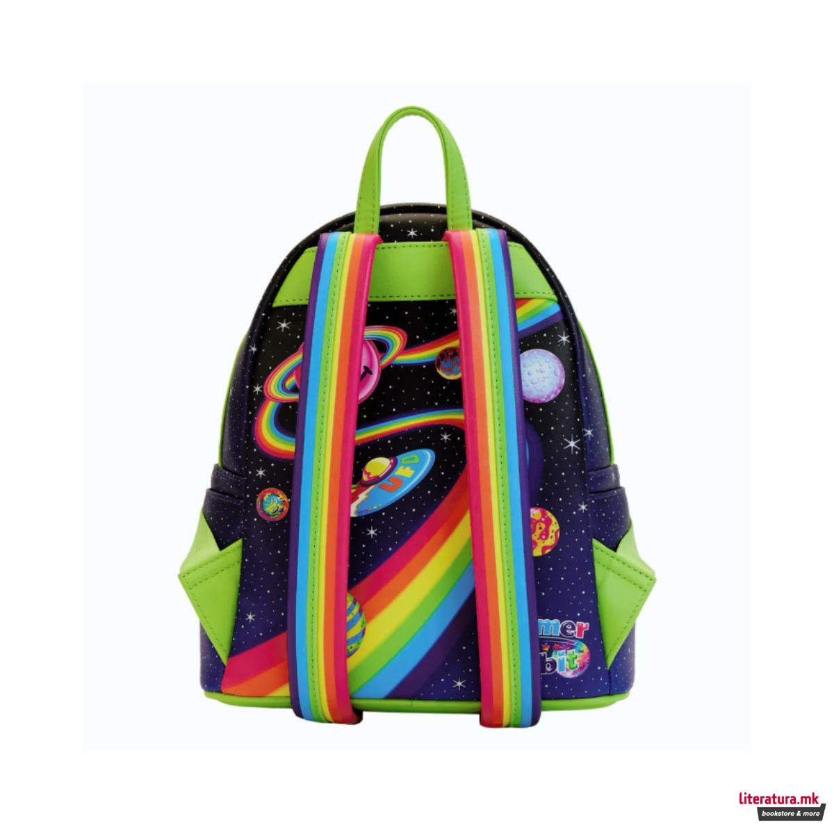 Ранец, Loungefly, Lisa Frank - Cosmic Alien Ride (Glow in the dark) 
