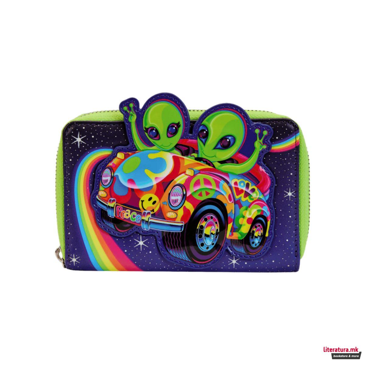 Новчаник, Loungefly, Lisa Frank - Cosmic Alien Ride (Glow in the dark)