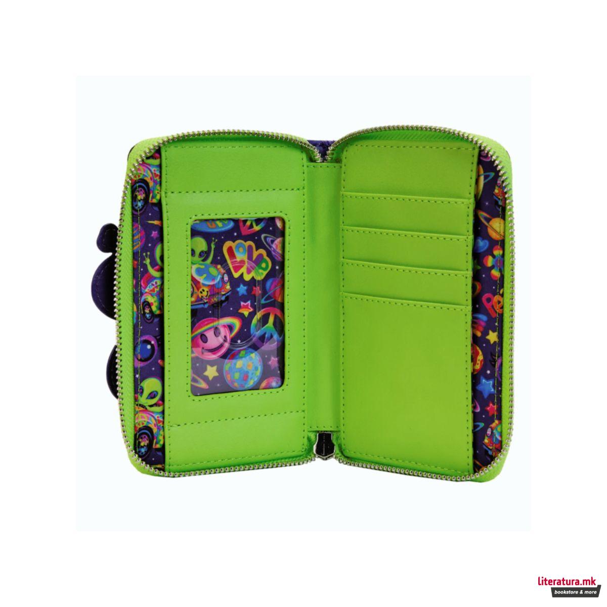 Новчаник, Loungefly, Lisa Frank - Cosmic Alien Ride (Glow in the dark)