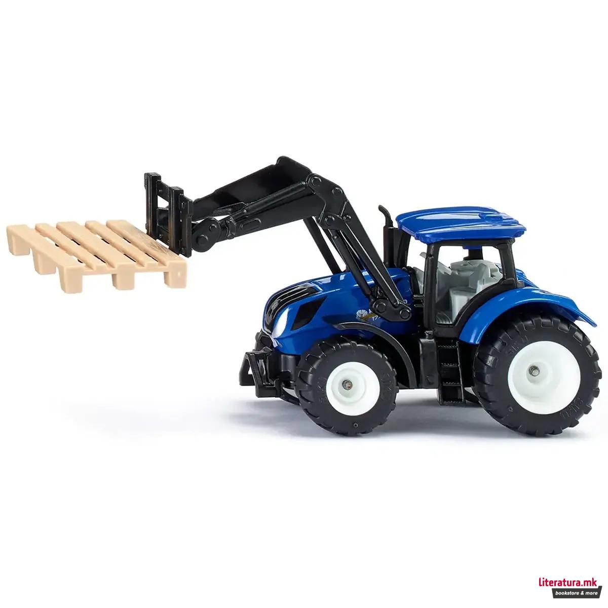 Фигура, New Holland with pallet fork and pallet 