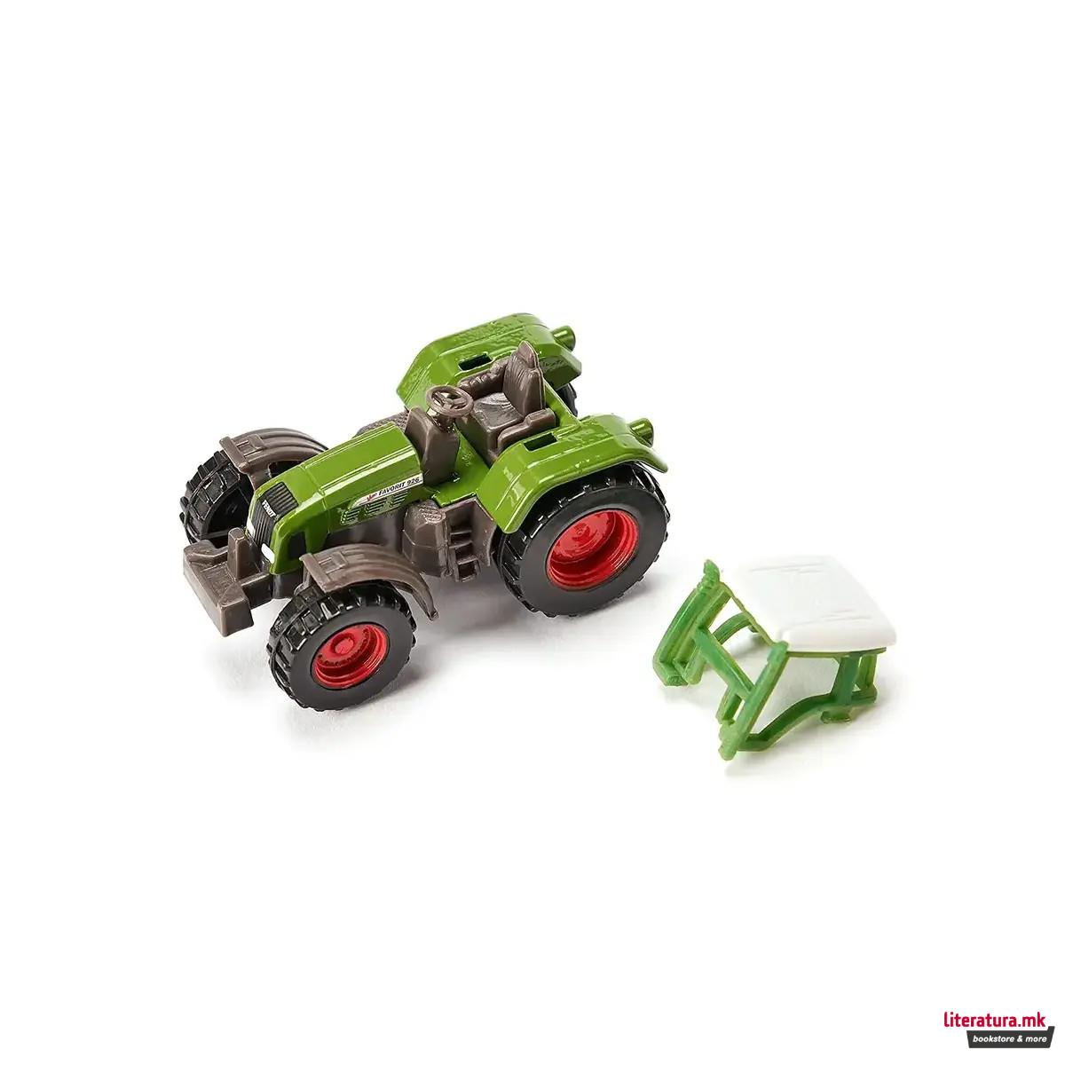 Фигура, Tractor Fendt with Krampe Tipping Trailer 