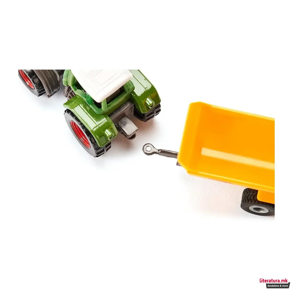 Фигура, Tractor Fendt with Krampe Tipping Trailer 