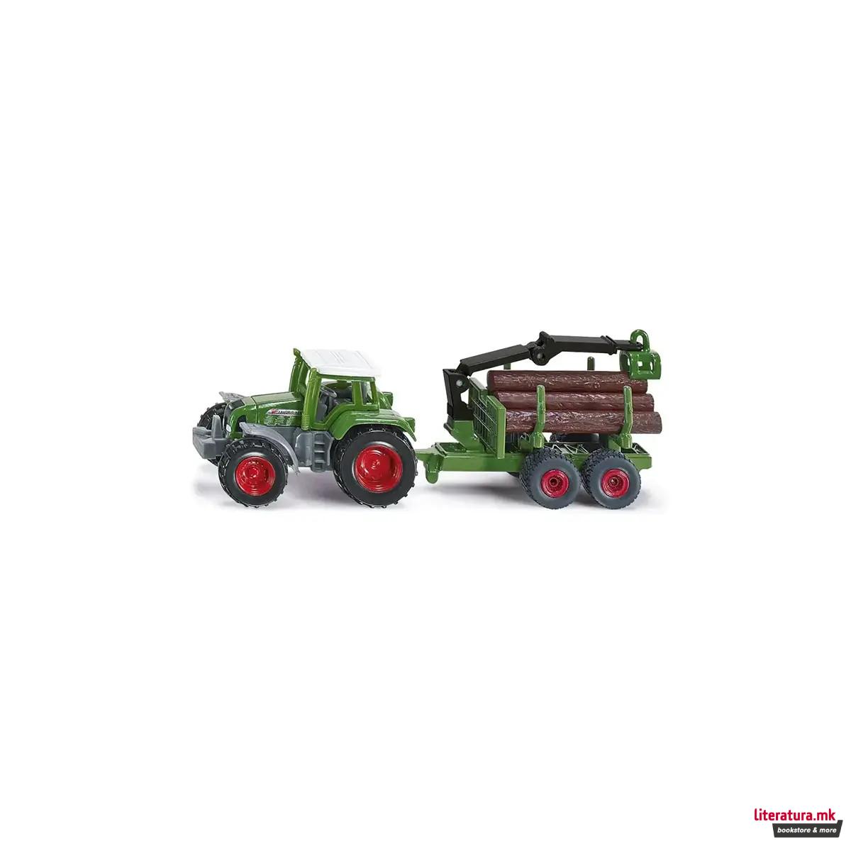 Фигура, Tractor with Forestry Trailer 