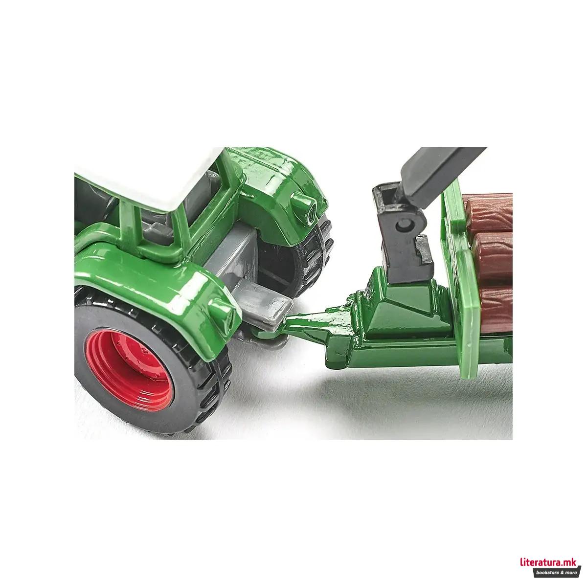 Фигура, Tractor with Forestry Trailer 