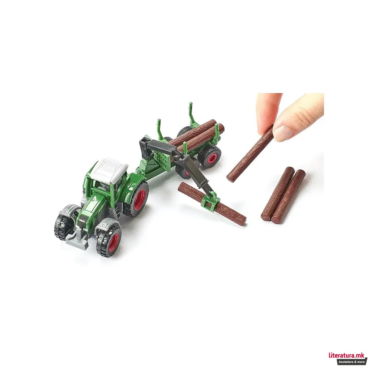 Фигура, Tractor with Forestry Trailer 