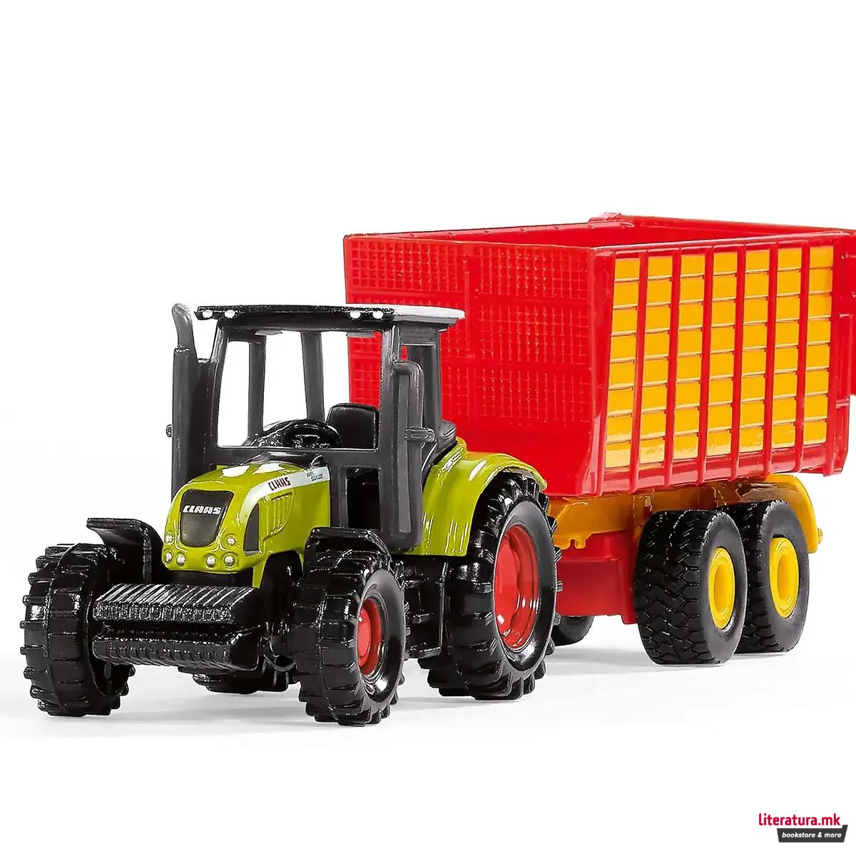 Фигура, Claas Tractor with Silage Trailer 