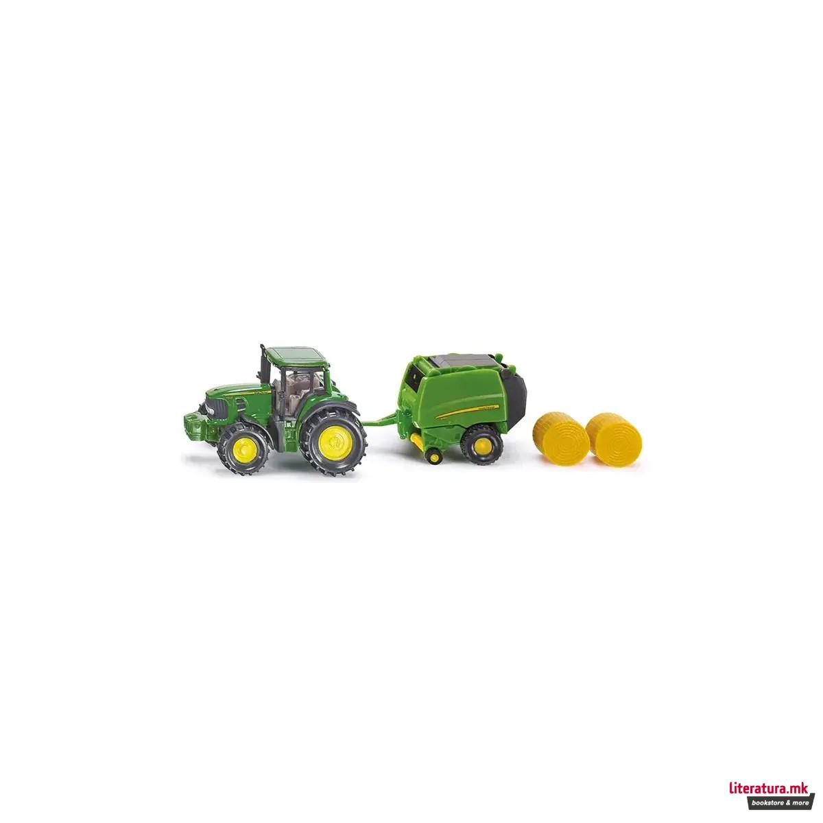 Фигура, John Deere tractor with Round Baler 