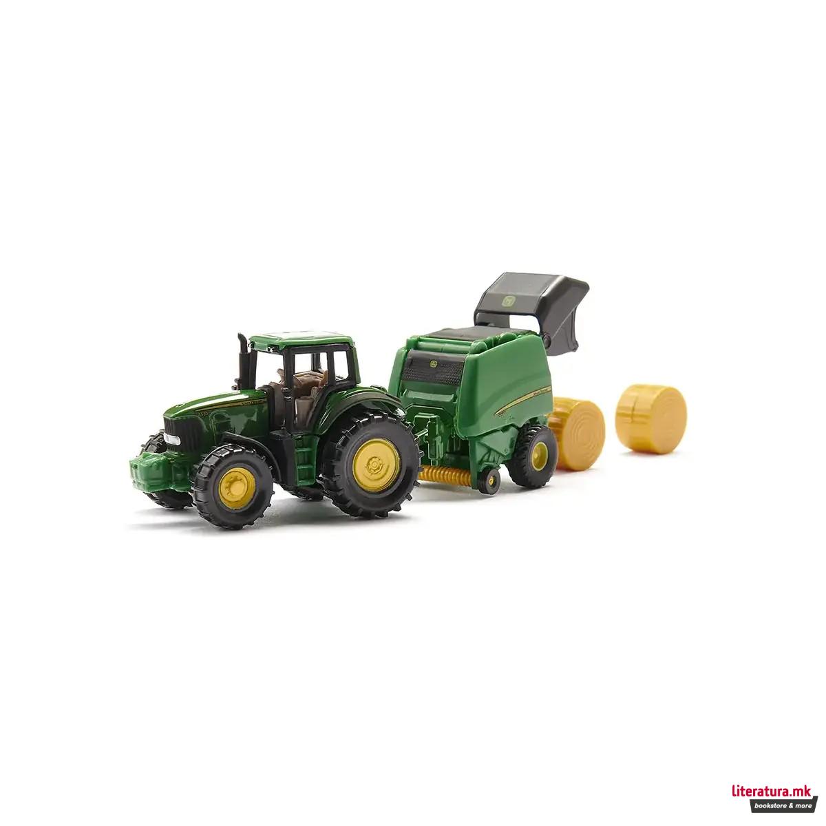 Фигура, John Deere tractor with Round Baler 