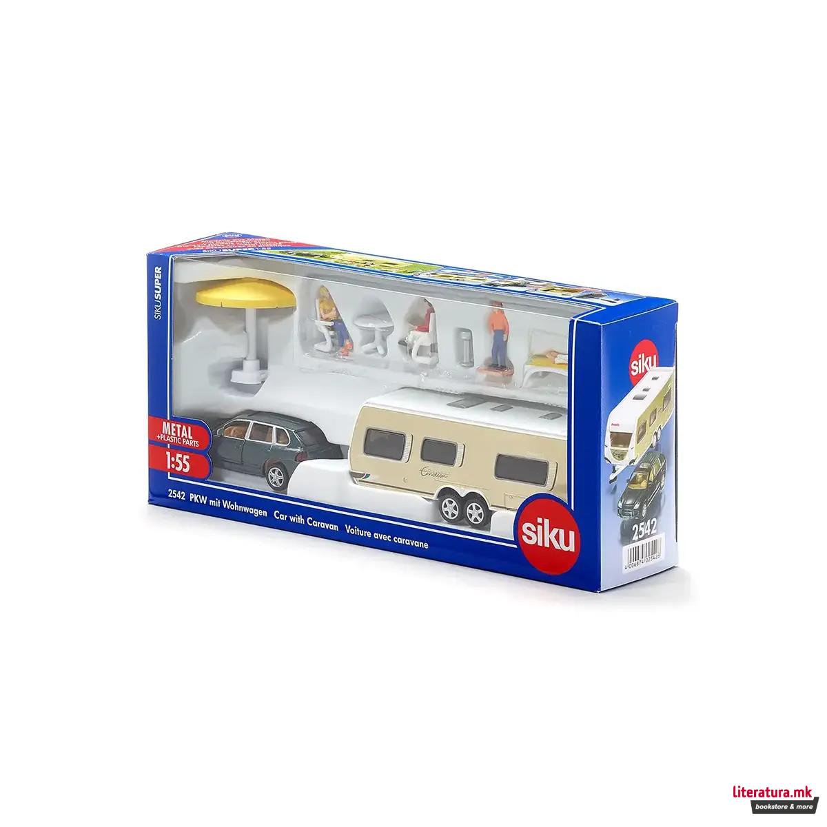 Фигура, Porsche Macan Turbo with Dethleff's Exclusive Emotion Caravan 