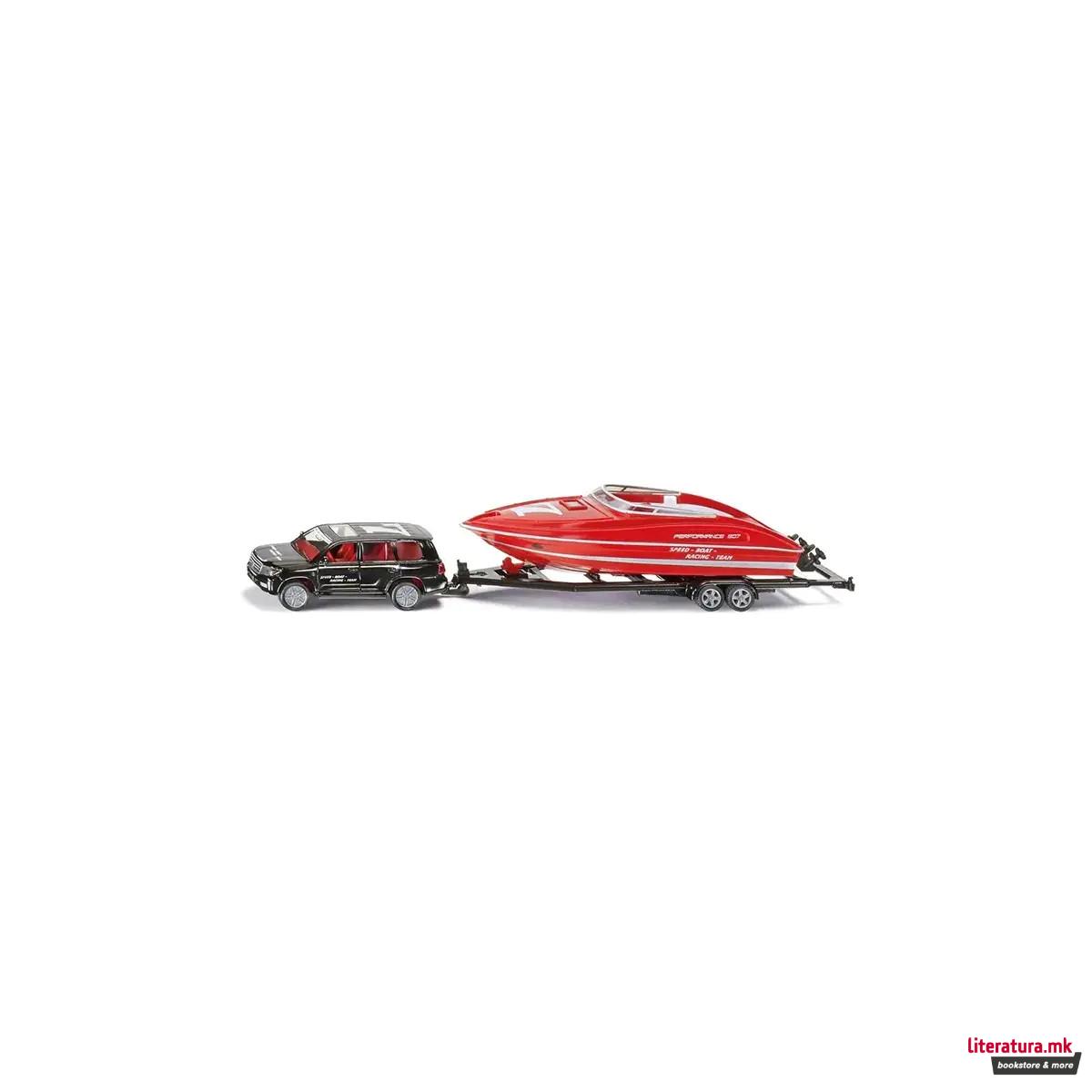 Фигура, Toyota Landcruiser with Motorboat 