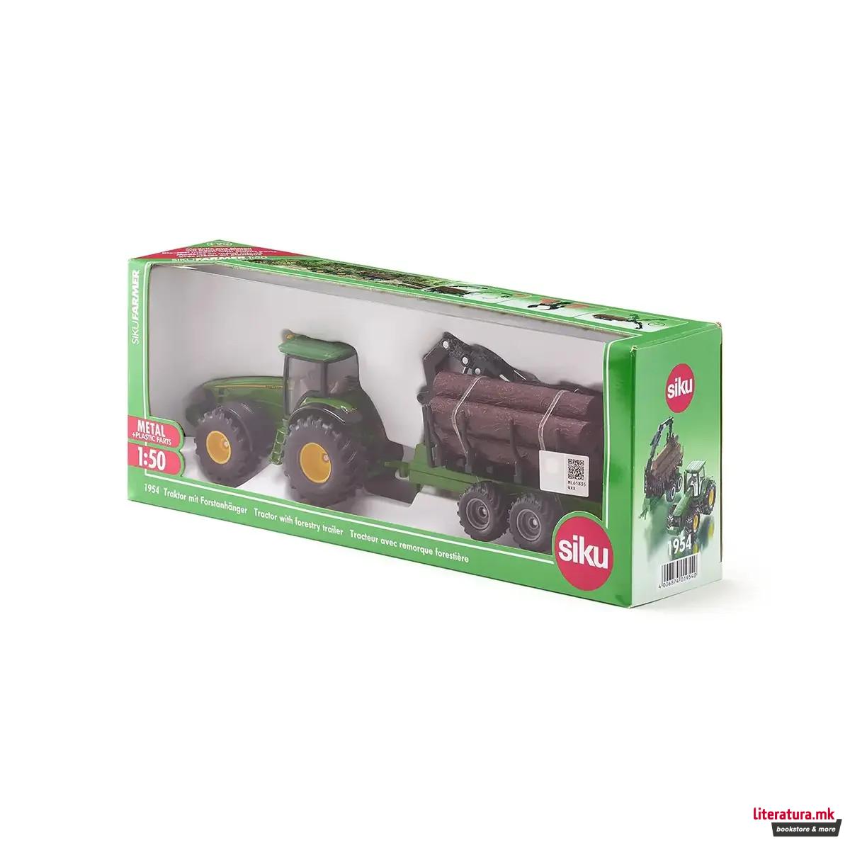 Фигура, Tractor with Forestry Trailer 