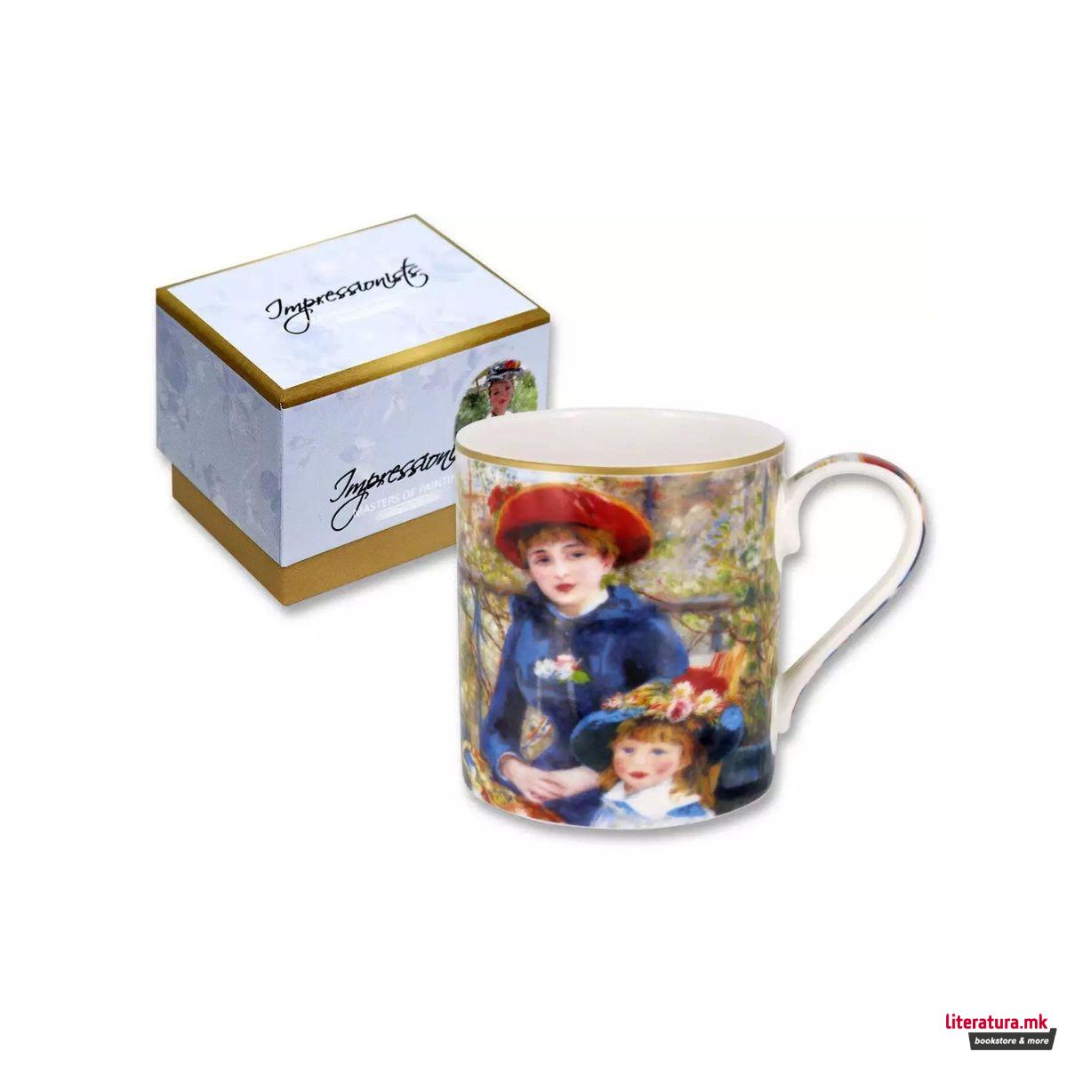 Шолја, Carmani, Renoir - Two Sisters, 380ml 