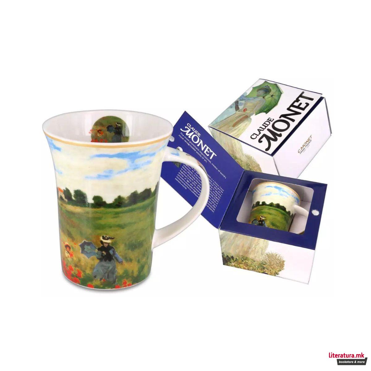 Шолја, Carmani, Monet - The Poppy Field near Argenteuil, 350ml 