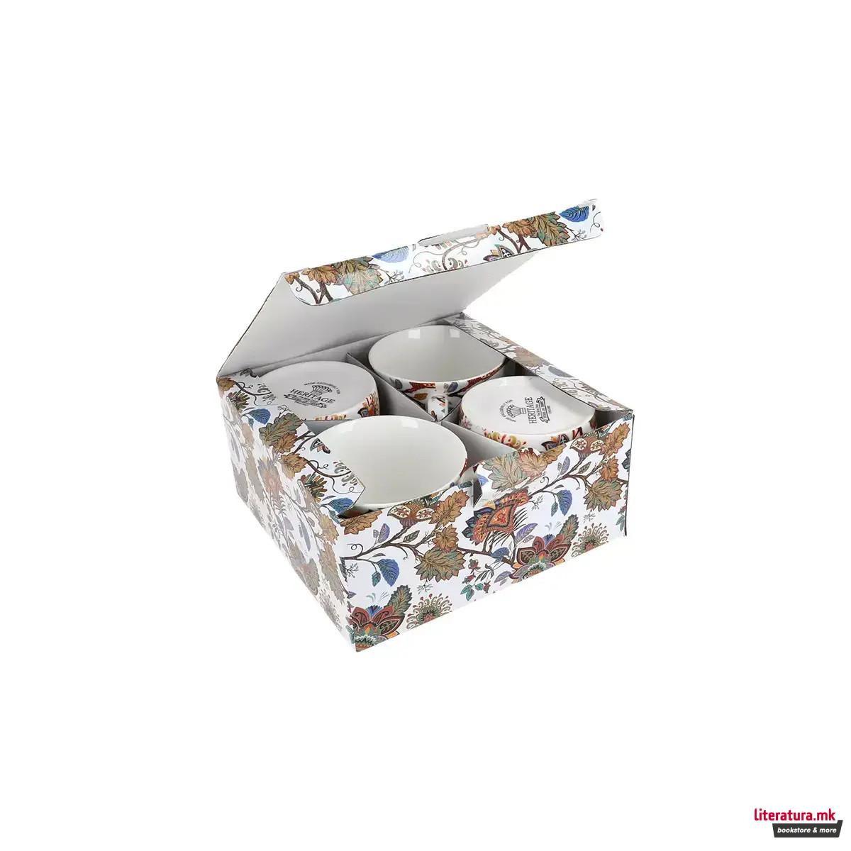 Сет од 4 шолји, Bimini (Fine Bone China), 295 ml 