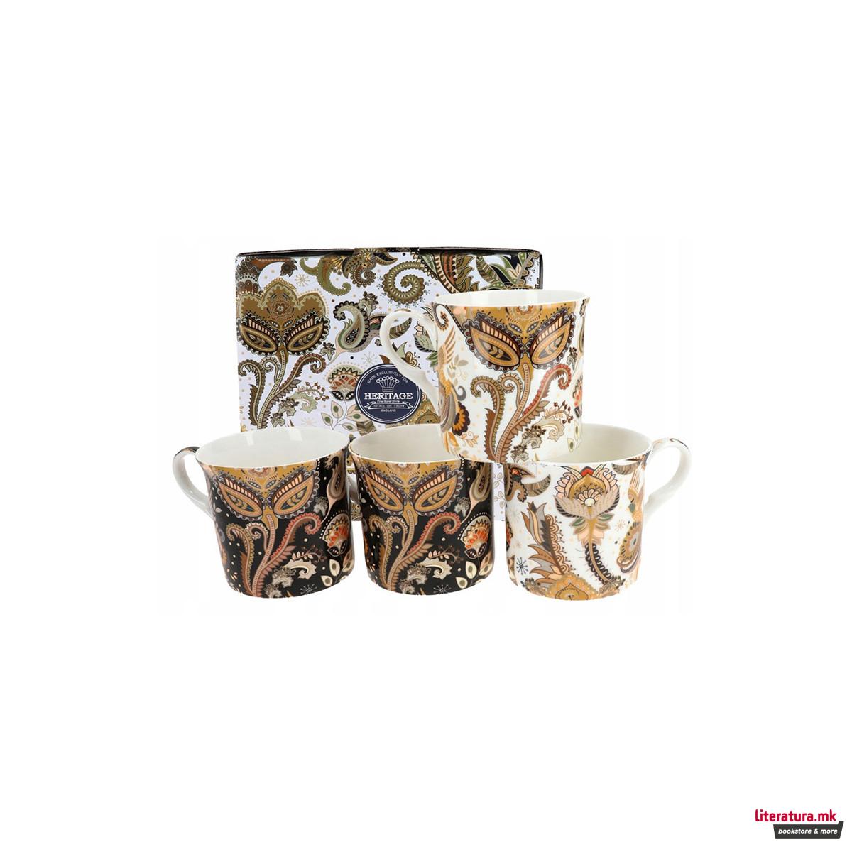 Сет од 4 шолји, Pacifica (Fine Bone China), 295ml 