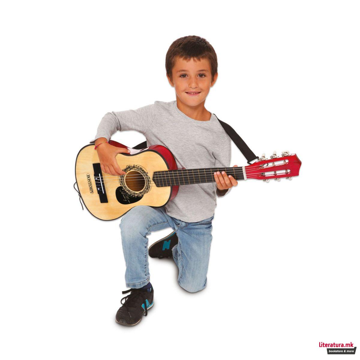 Класична дрвена гитара, iMusic Wooden Guitar, 75cm 