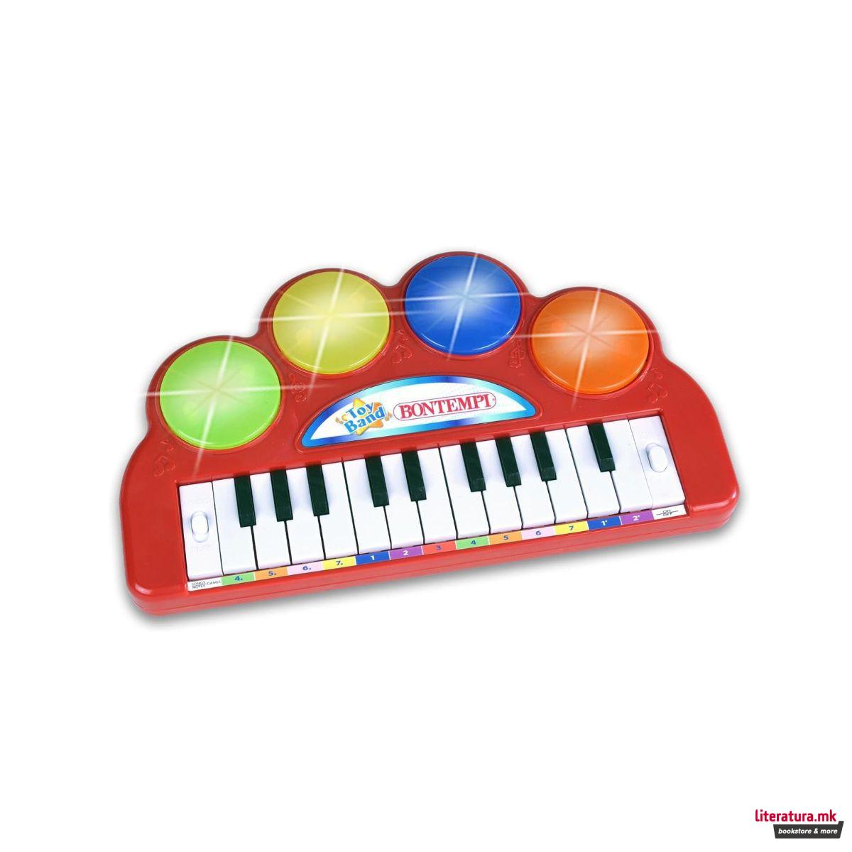 Детска електронска клавијатура со игра меморија, Magic Light Keyboard 