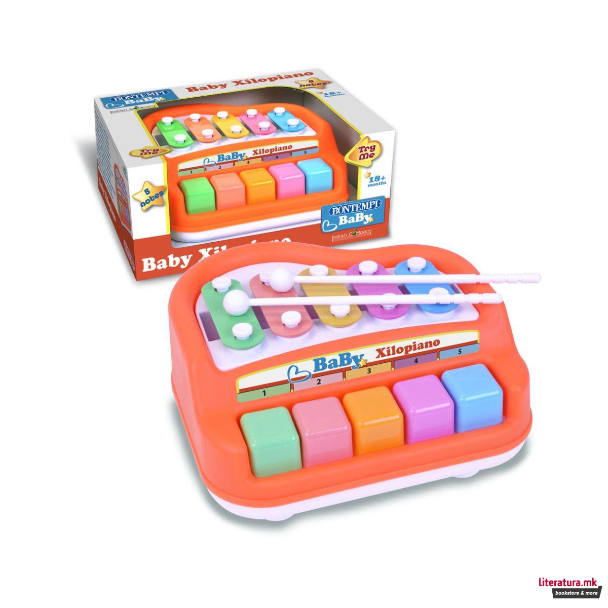 Бебешко ксилопијано, 5 ноти 