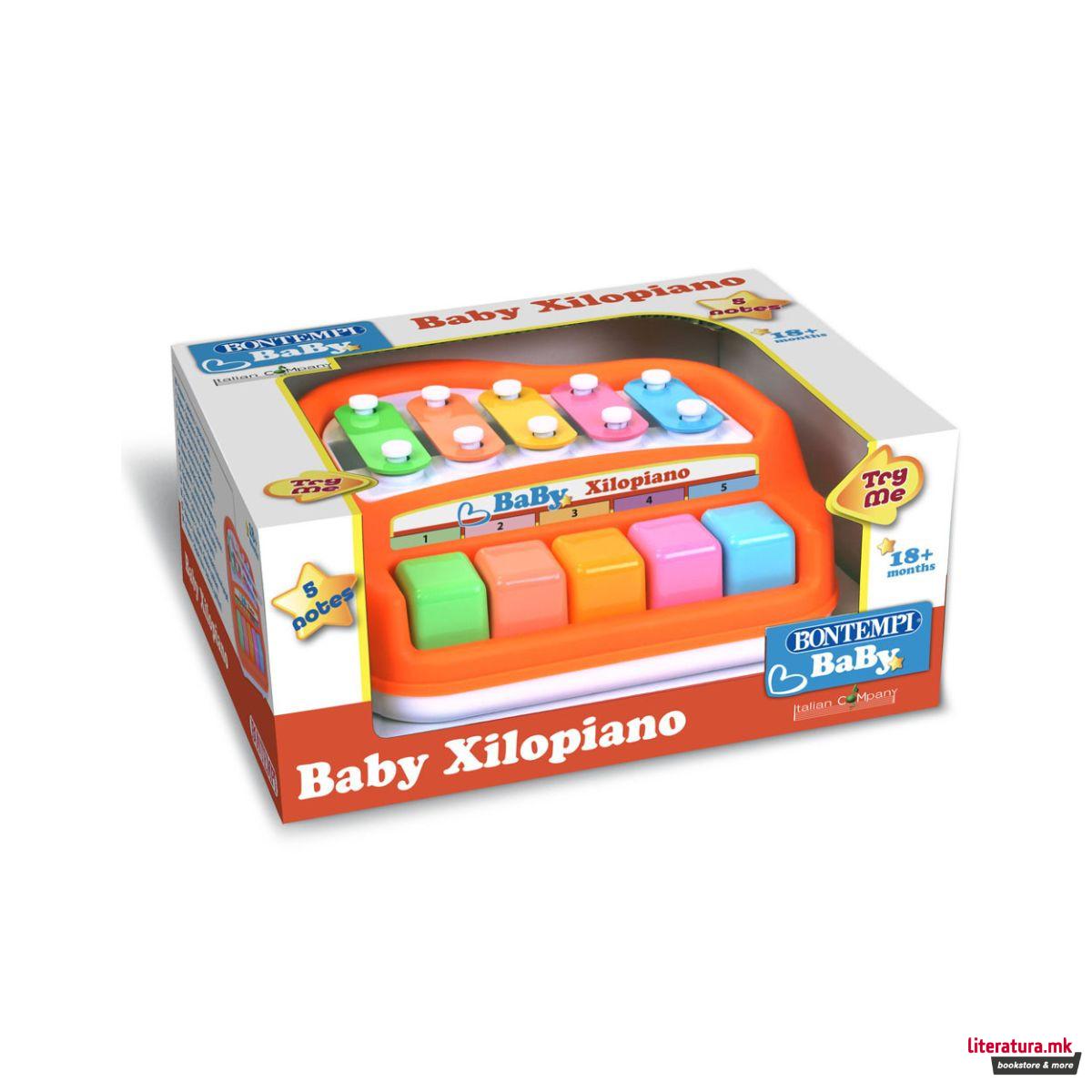 Бебешко ксилопијано, 5 ноти 