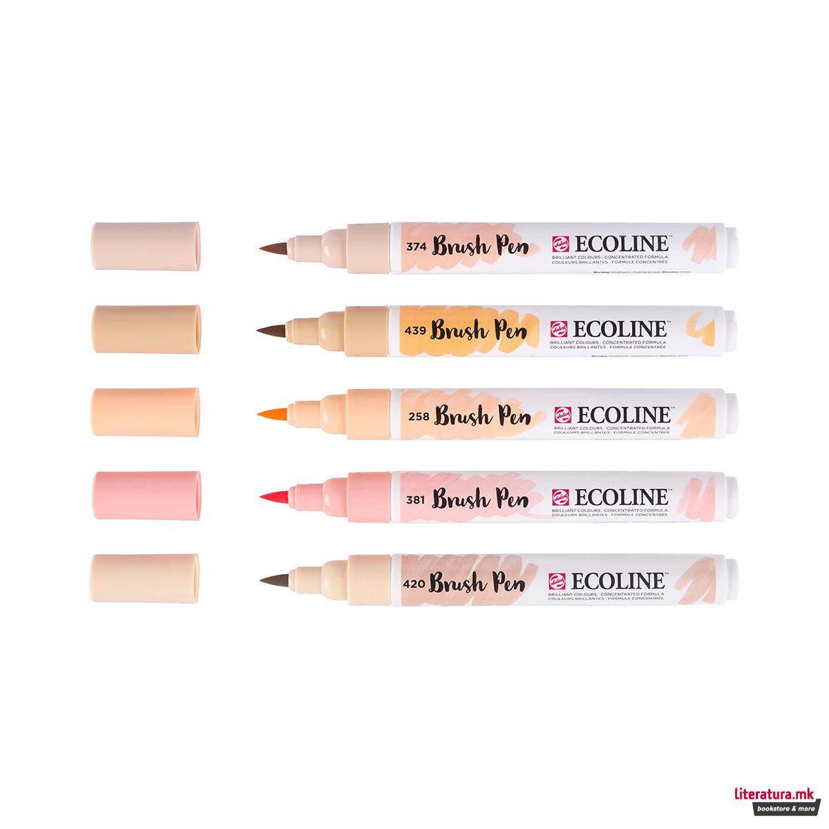 Сет брашпенс, Ecoline - Portrait, 5 бои 