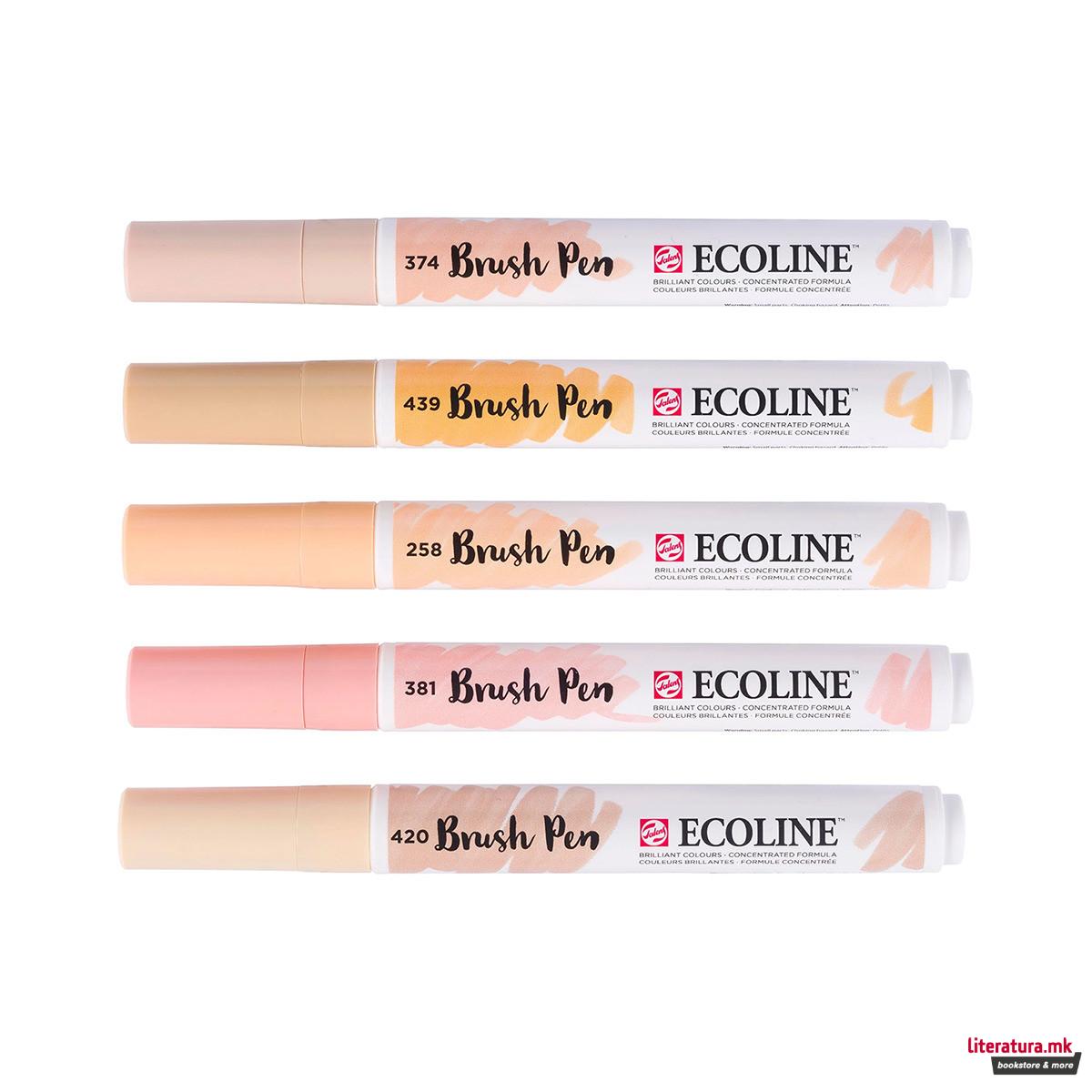 Сет брашпенс, Ecoline - Portrait, 5 бои 