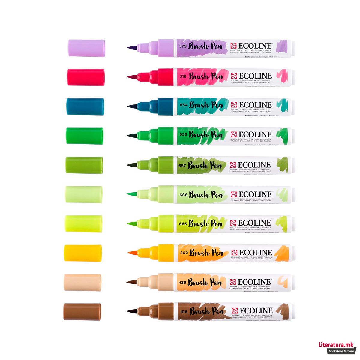 Сет брашпенс, Ecoline - Botanic, 10 бои 