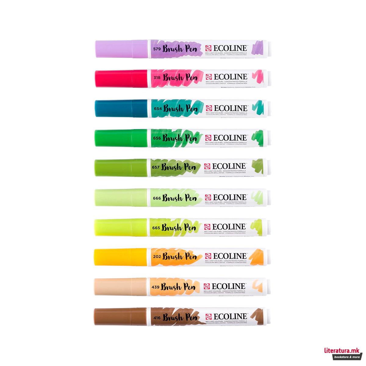 Сет брашпенс, Ecoline - Botanic, 10 бои 