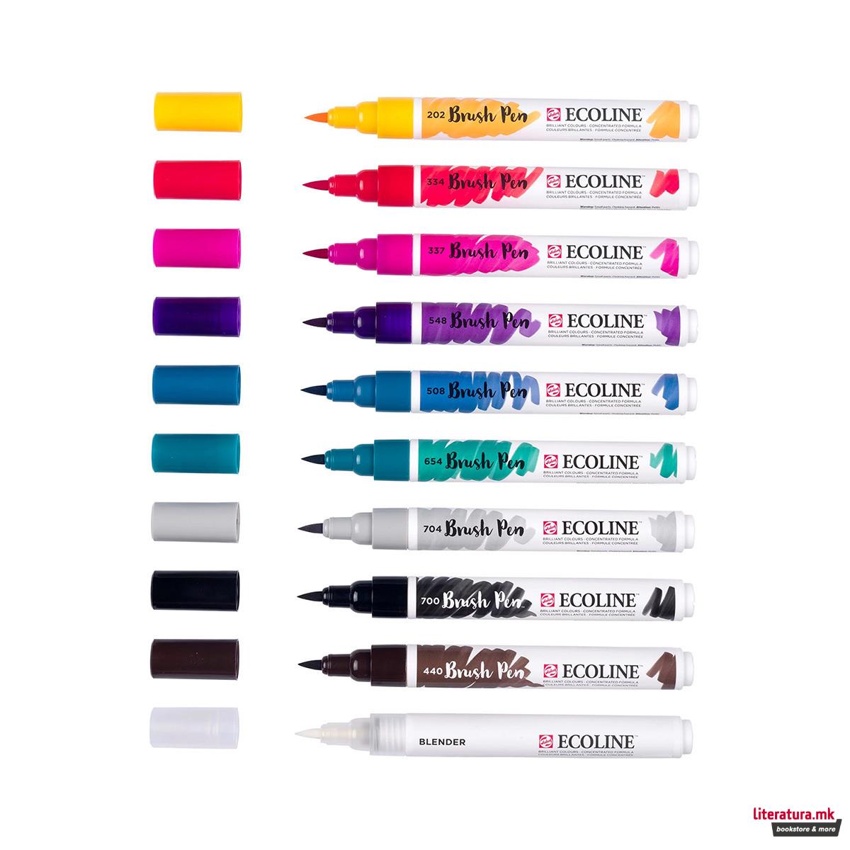 Сет брашпенс, Ecoline - Galaxy, 10 бои 