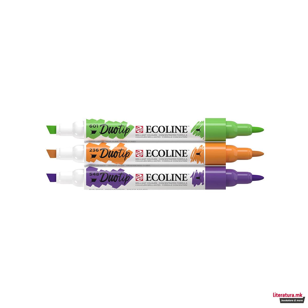 Сет двострани маркери, Ecoline - Secondary, 3 бои 