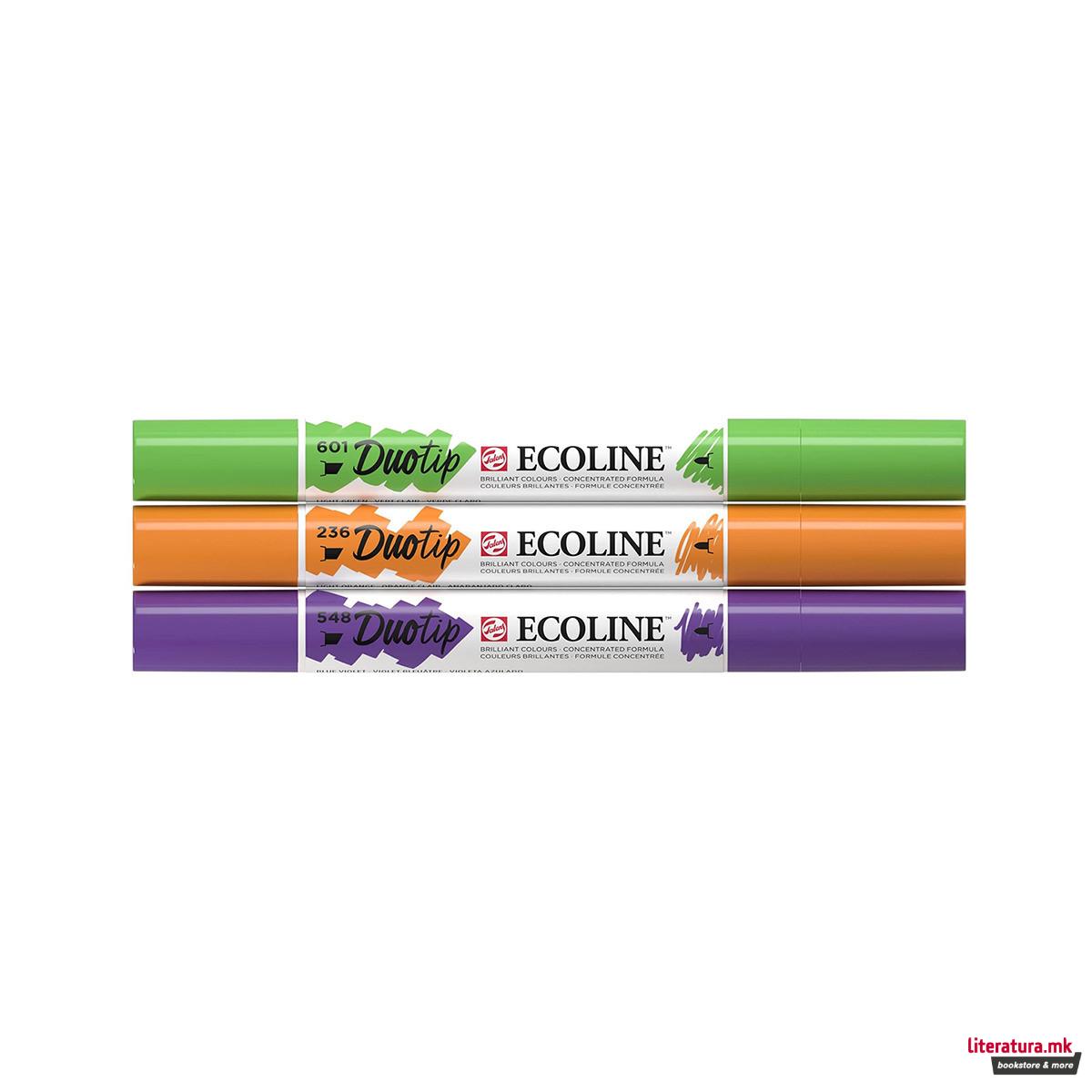 Сет двострани маркери, Ecoline - Secondary, 3 бои 