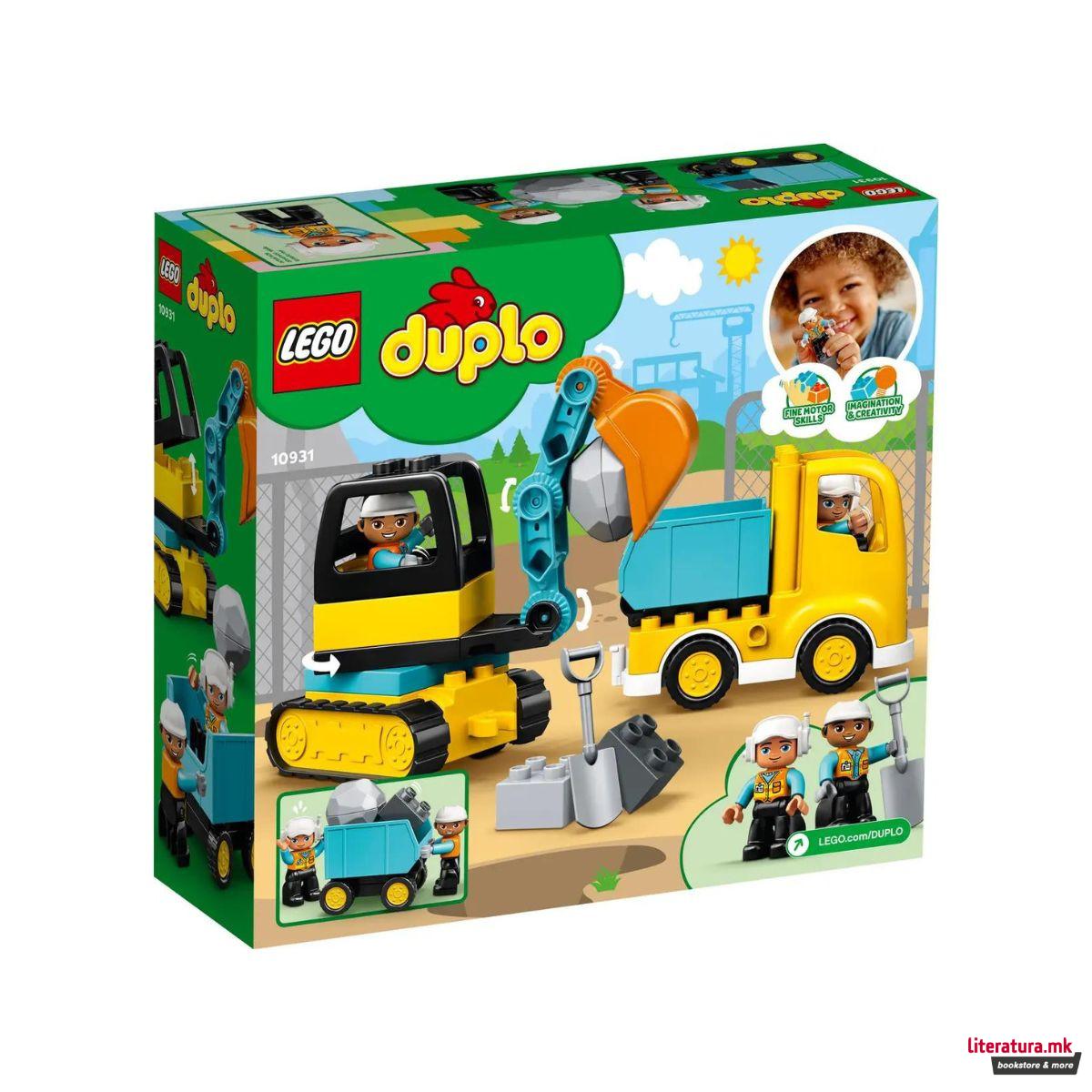 LEGO коцки, Duplo, Truck and Tracked Excavator 