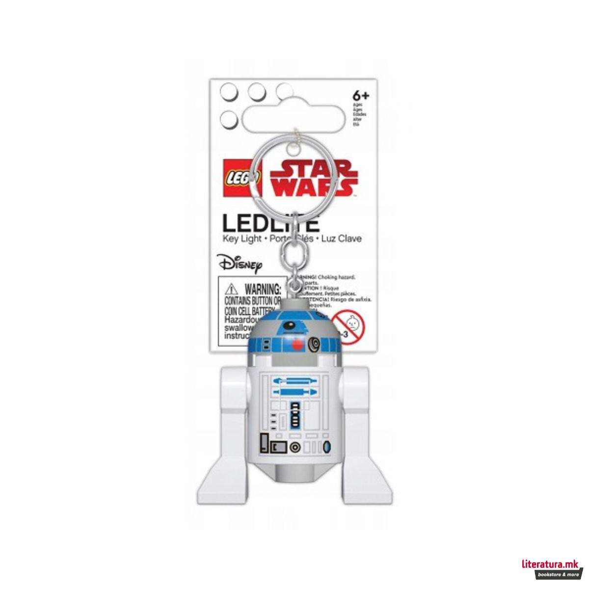 LEGO приврзок за клучеви, Star Wars - R2D2 