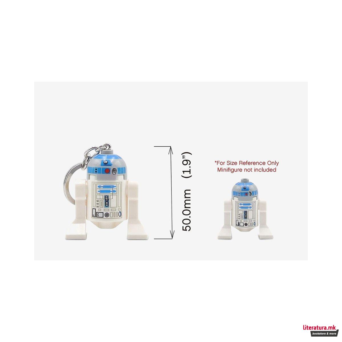LEGO приврзок за клучеви, Star Wars - R2D2 