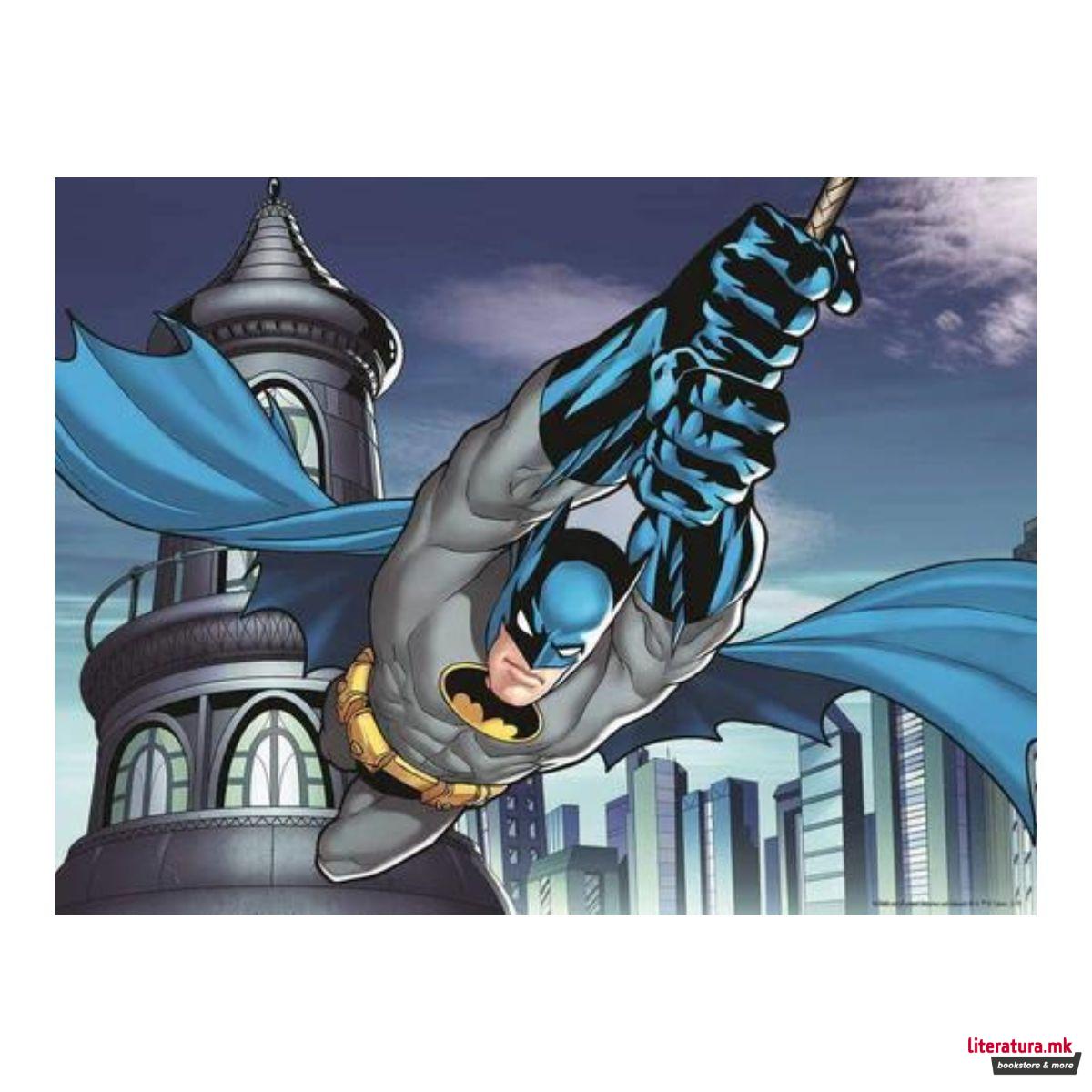 Сложувалка со 3D ефект, DC: Batman Soaring, 300 парчиња 