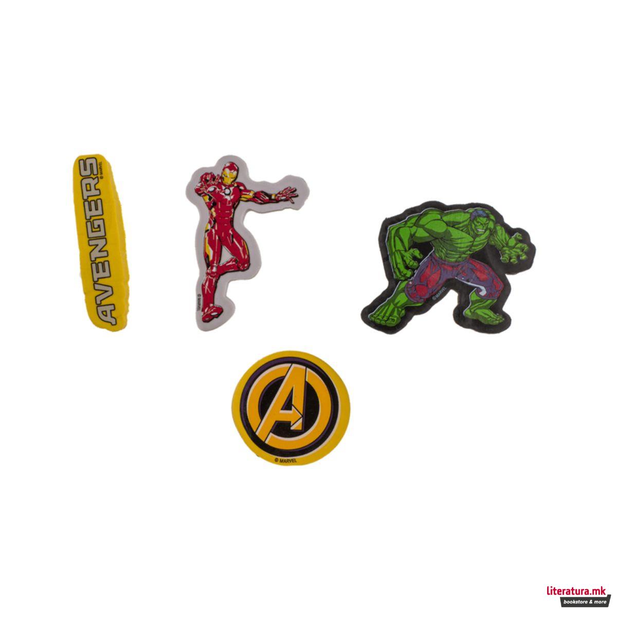 Сет гуми за бришење, Marvel: Avengers, 1/4 