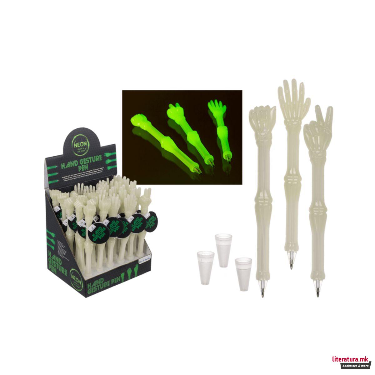 Пенкало, Hand Gestures (Glow-in-the-dark), 3 дизајни