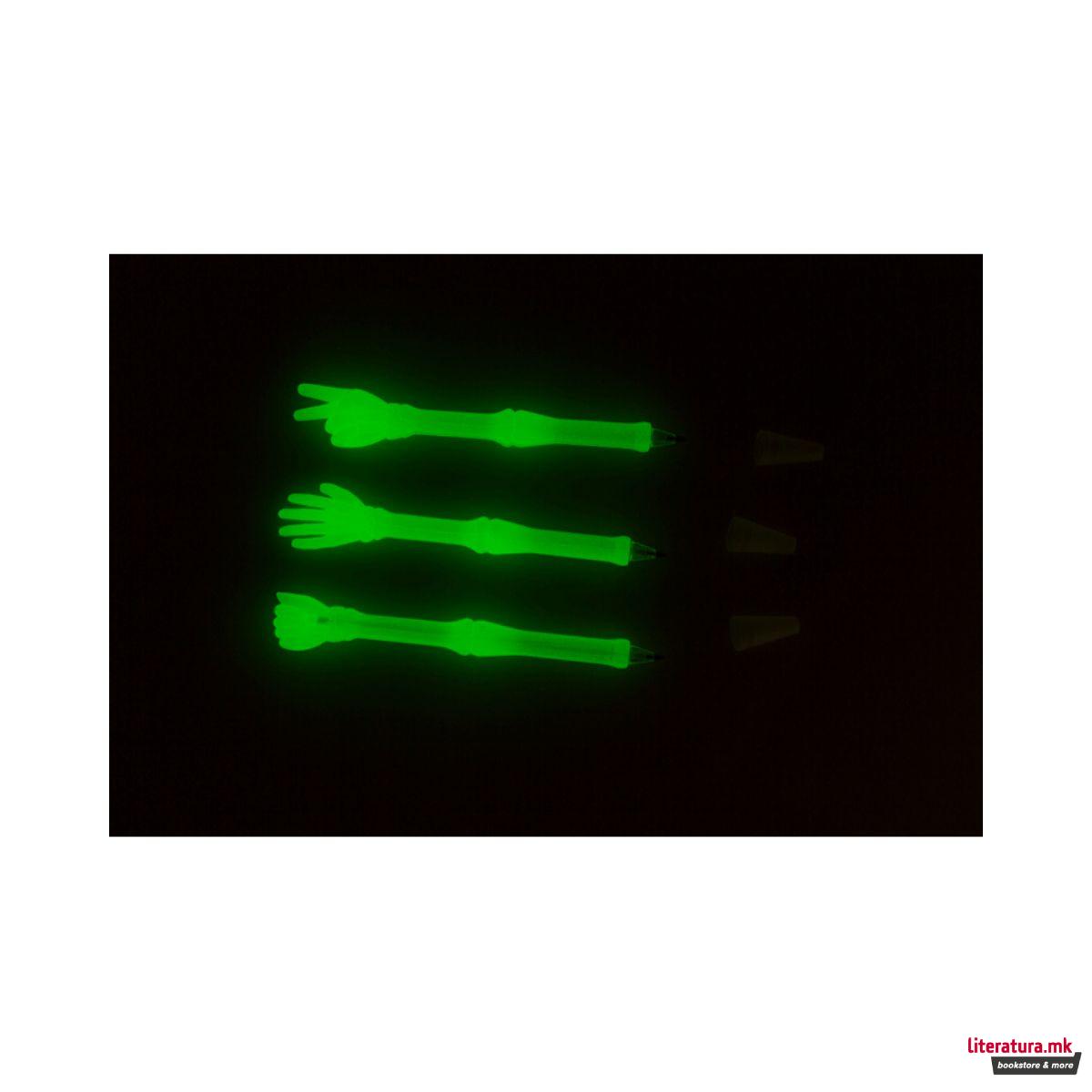 Пенкало, Hand Gestures (Glow-in-the-dark), 3 дизајни