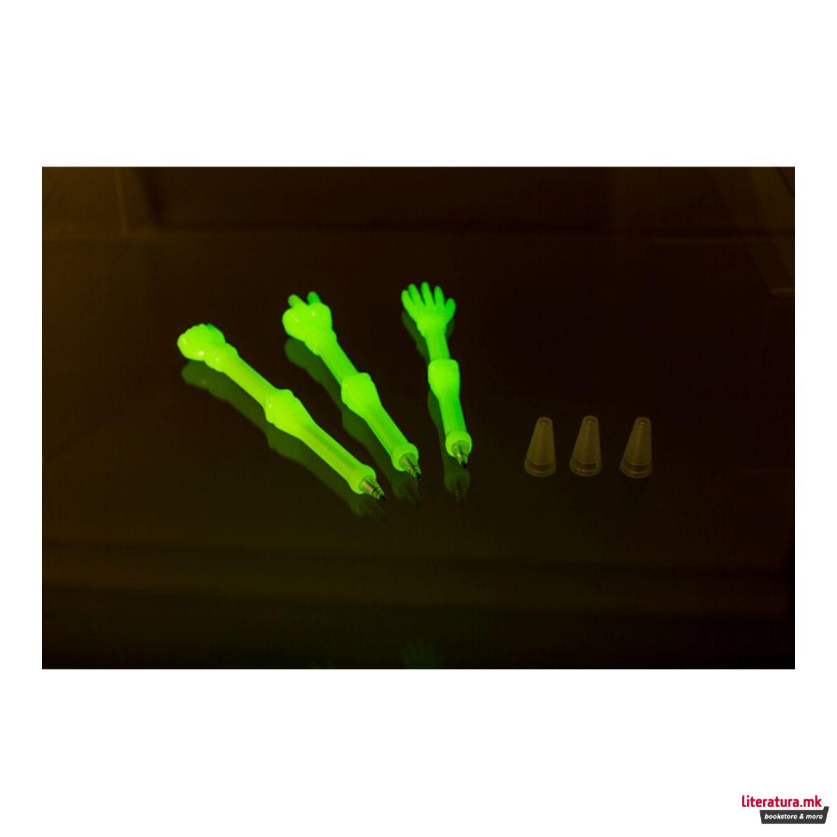 Пенкало, Hand Gestures (Glow-in-the-dark), 3 дизајни