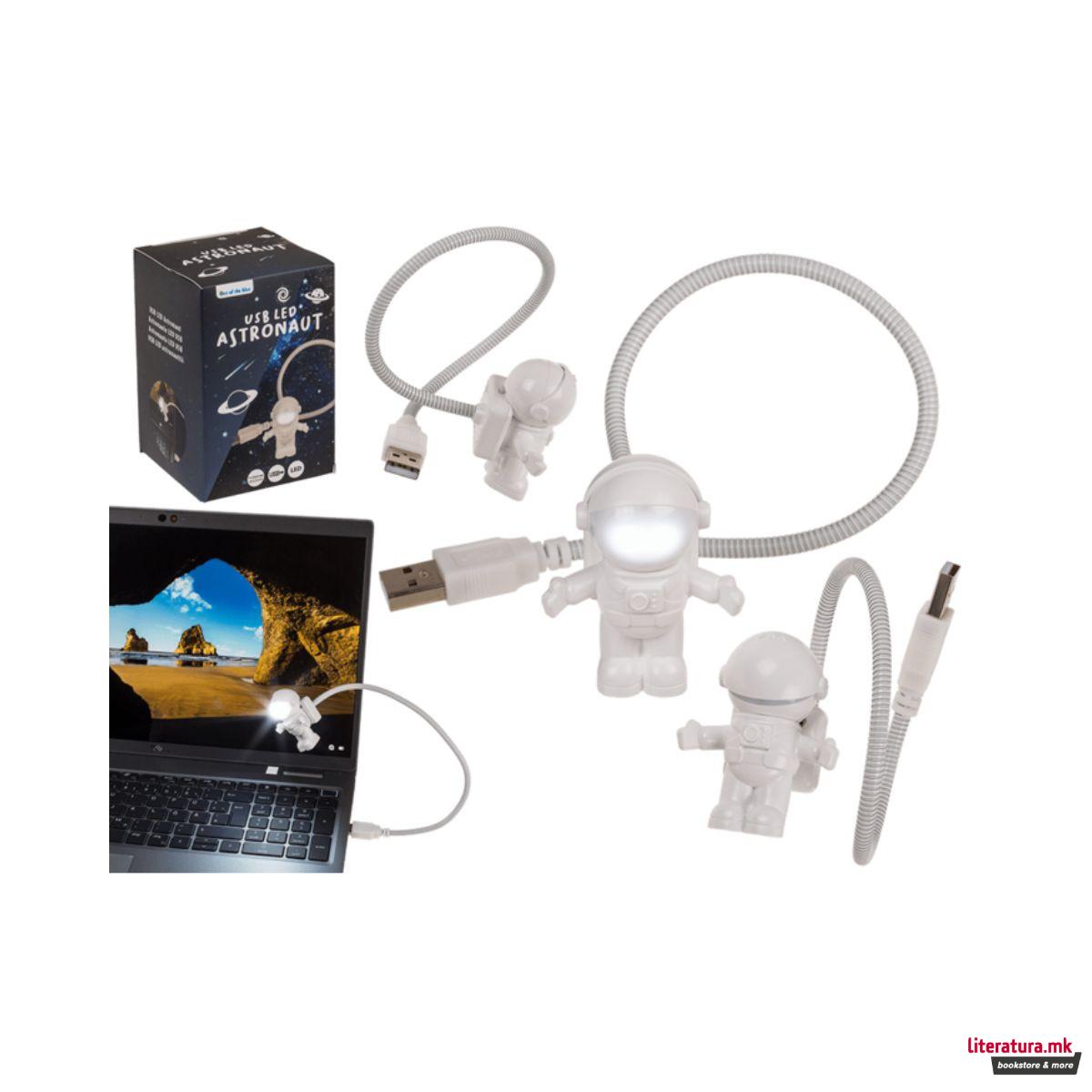 USB LED ламбичка - Астронаут 