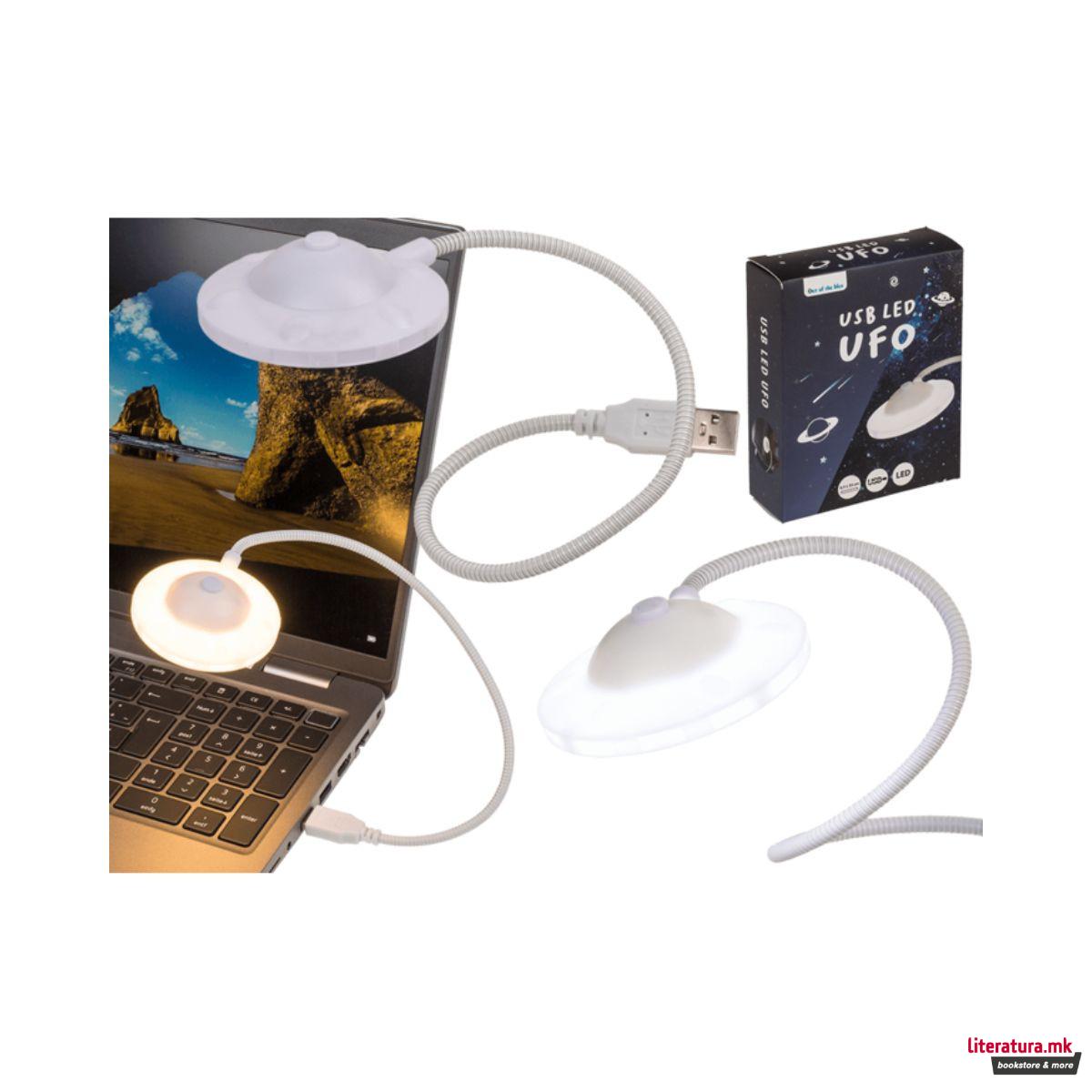 USB LED ламбичка - UFO 
